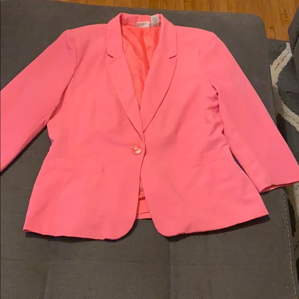 Pink Blazer 3/4 length sleeves